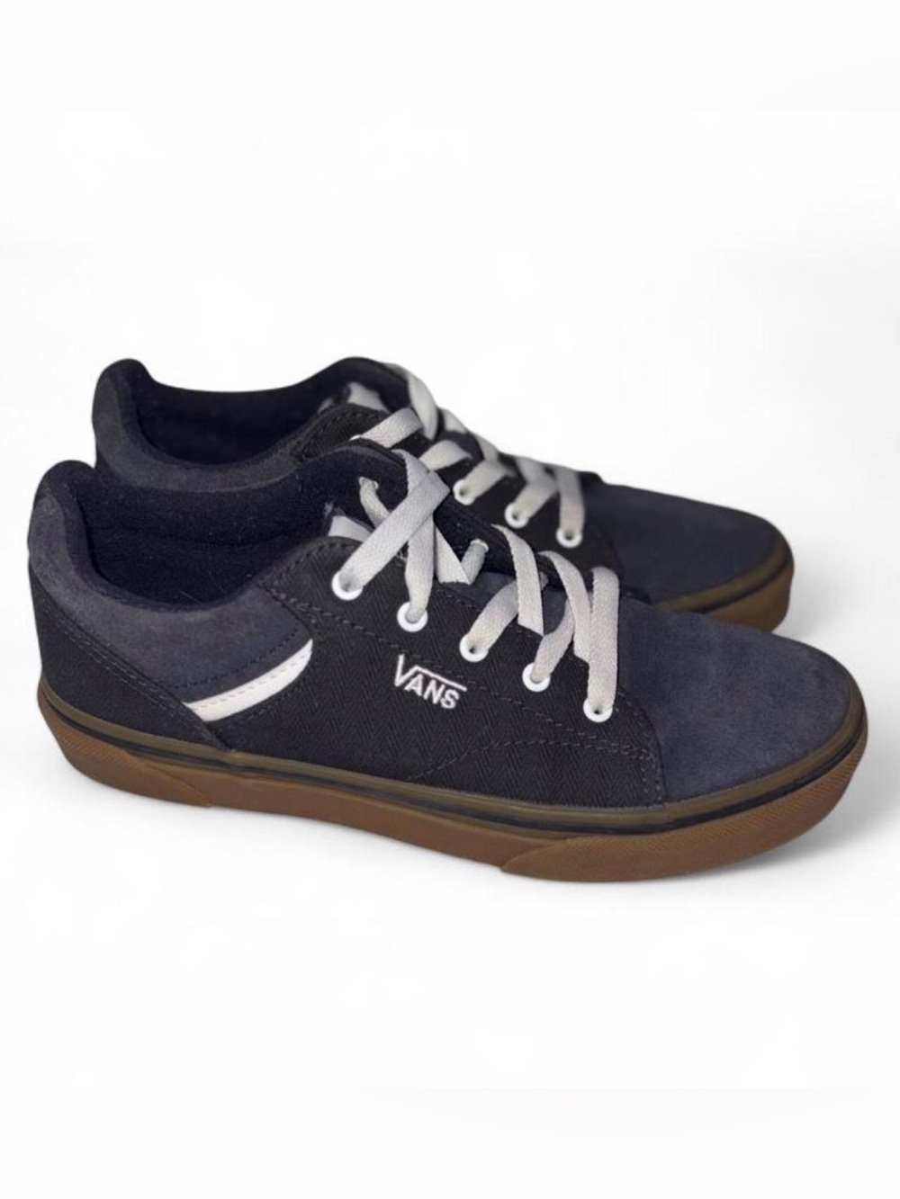 Youth Vans navy Seldon Low-Top skate Sneakers size 4